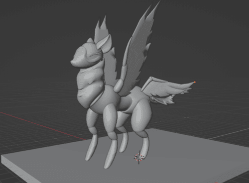 Finished Deer Model An Reference